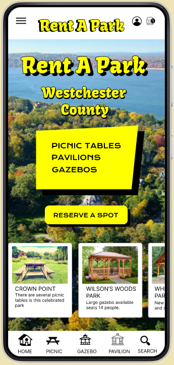 Rent A Park App Project Thumbnail