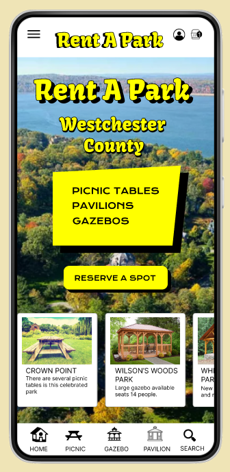 Mobile Homepage Prototype