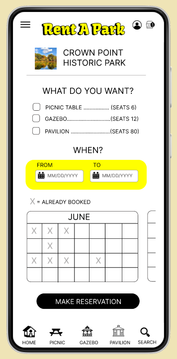 Mobile Date Select Prototype