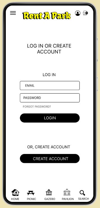 Mobile Account Login Prototype