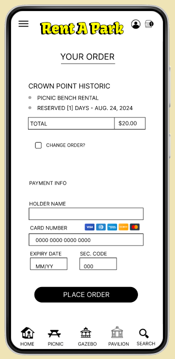 Mobile Check Out Page Prototype