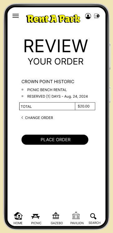 Mobile Confirm Selection Prototype