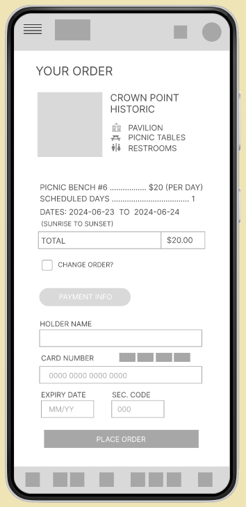 Mobile Order Page Image